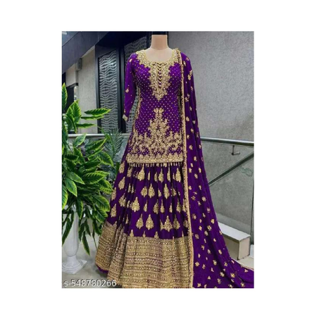Fancy Work Lehenga Choli