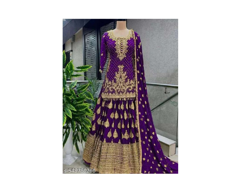 Fancy Work Lehenga Choli