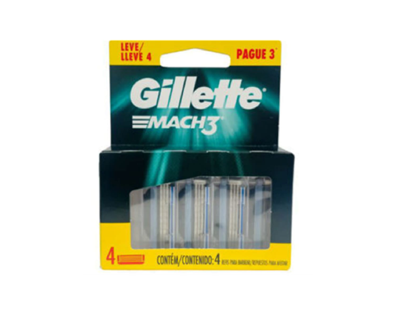Gillette Mach 3 - 4pcs