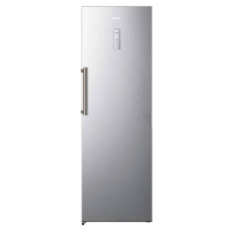 Hisense 10 cu ft. Stainless Steel Look Convertible Upright Fridge or Freezer with Reversible Door