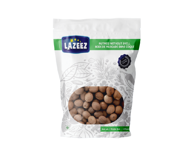 Lazeez Nutmeg Without Shell 100g