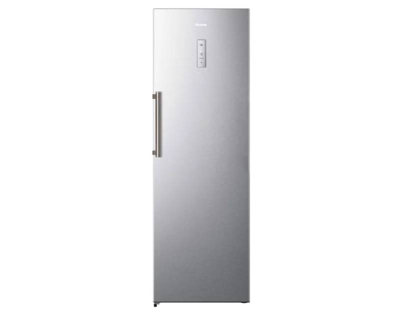 Hisense 10 cu ft. Stainless Steel Look Convertible Upright Fridge or Freezer with Reversible Door