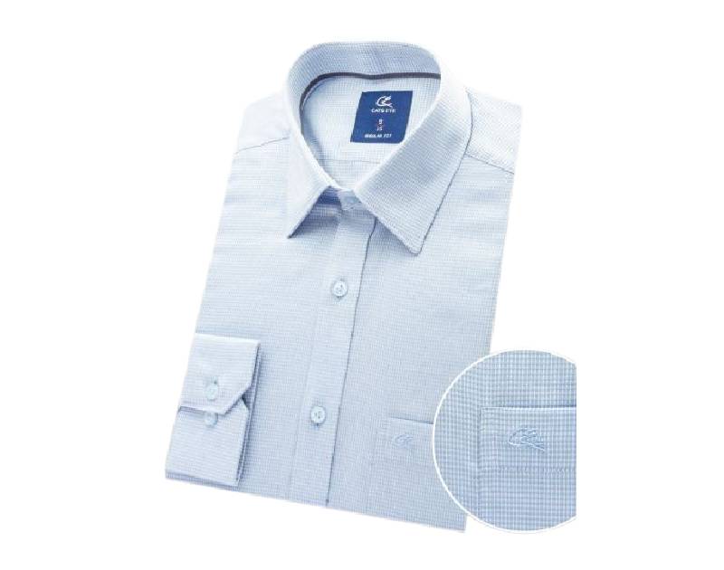 Jacquard Formal Shirt (Sky Blue)