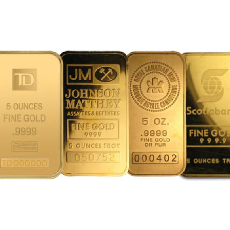 5 oz Gold Bar - Canadian Gold Bar