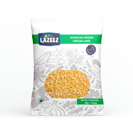 Lazeez Moong Dal Washed 4LB