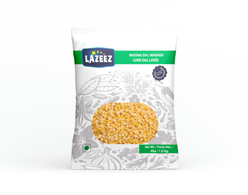 Lazeez Moong Dal Washed 4LB