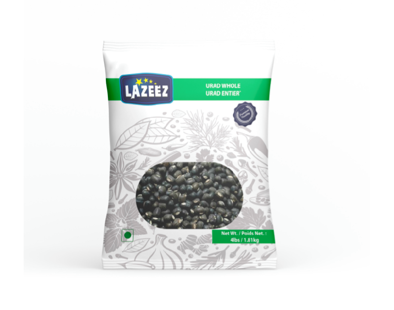 Lazeez Urad Whole 4LB
