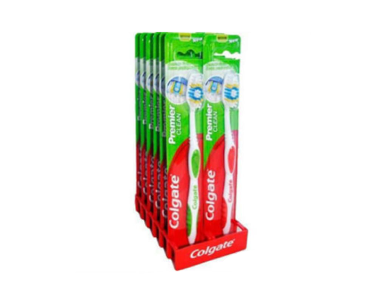 Colgate - Premier Clean Toothbrush 12pcs
