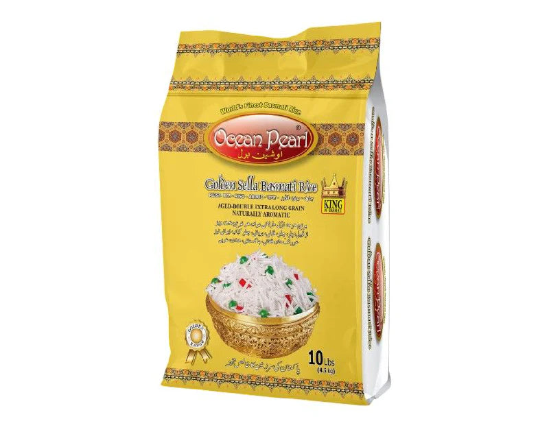 Ocean Pearl Golden Sella Basmati Rice 10LB