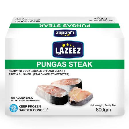 Lazeez Pangus Steak 800g – Ready to Cook (scale off and clean professionally)