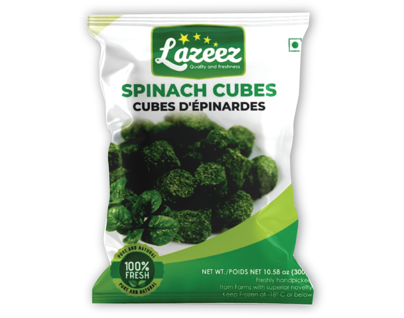 Lazeez Spinach Cubes 300g