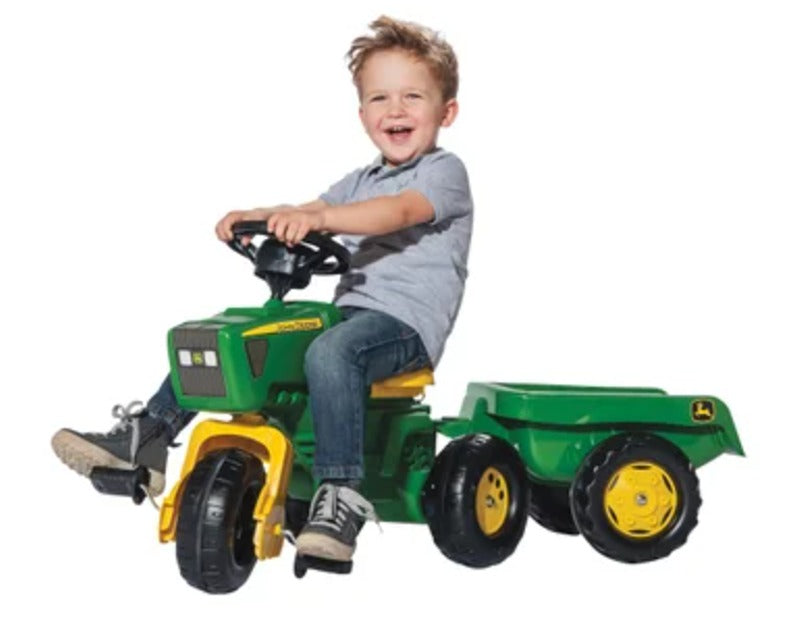 Kettler John Deere 3-wheel Tractor with Trailer