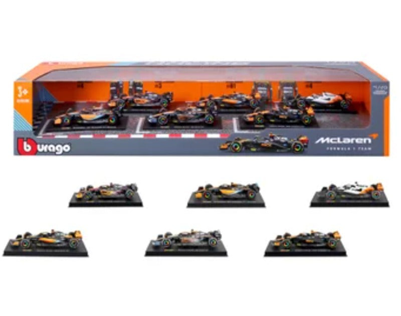 1:43 McLaren Formula Racing Die Cast 6-pack