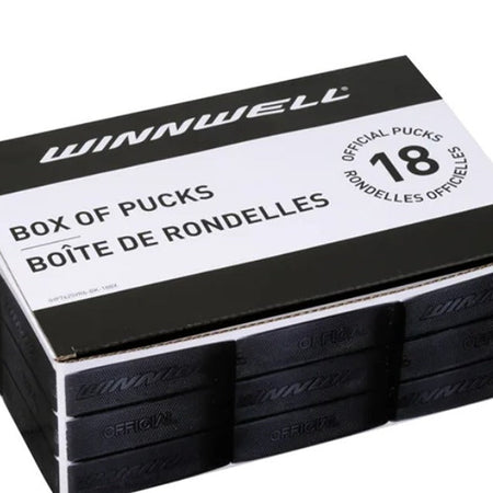 Winnwell Hockey Pucks Box of 18 units