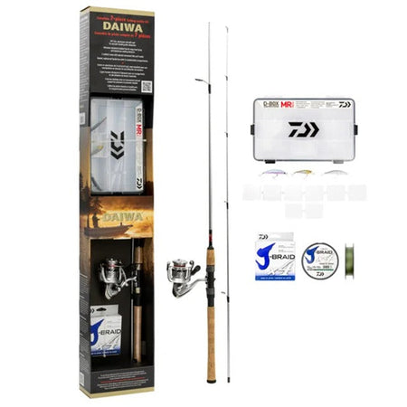 Daiwa Fishing Rod with Reel and Tackle Box