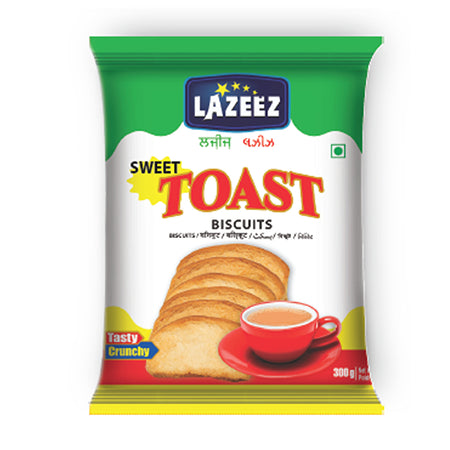 Lazeez Sweet Toast 350g. 350gm X 12 Pack Per Case. Factory Price, Save $12