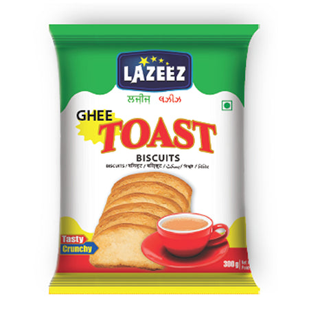 Lazeez Ghee Toast 350g. 350gm X 12 Pack Per Case. Factory Price, Save $12