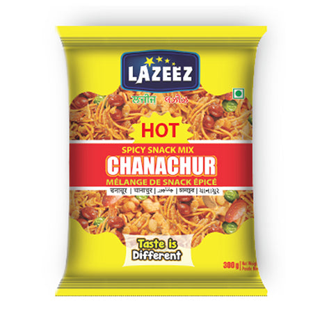 Lazeez Hot Chanachur 300g. 300gm X 24 Pack Per Case. Factory Price, Save $12
