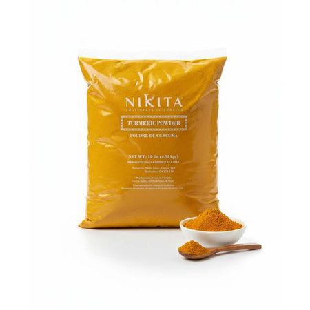 NIKITA Turmeric Powder 40 LB. 4 Pack x 10 LB  Per Case, Save $15