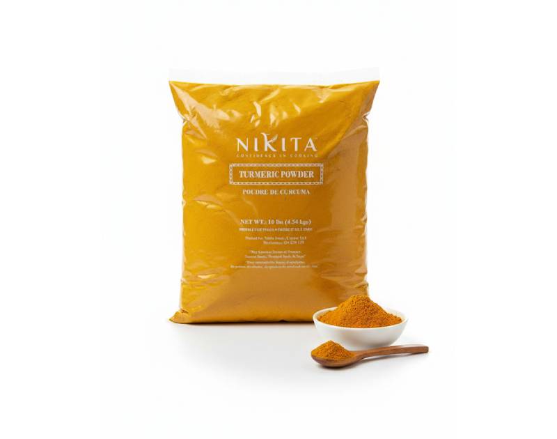 NIKITA Turmeric Powder 40 LB. 4 Pack x 10 LB  Per Case, Save $15