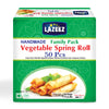 Lazeez Veg. Spring Roll  1500g (50 Pcs). 1500g x 6 Pack Per Case. Save $8