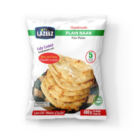Lazeez Plain Naan 5pcs 400g