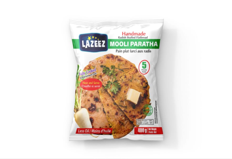 Lazeez Mooli Paratha 5pcs 400g