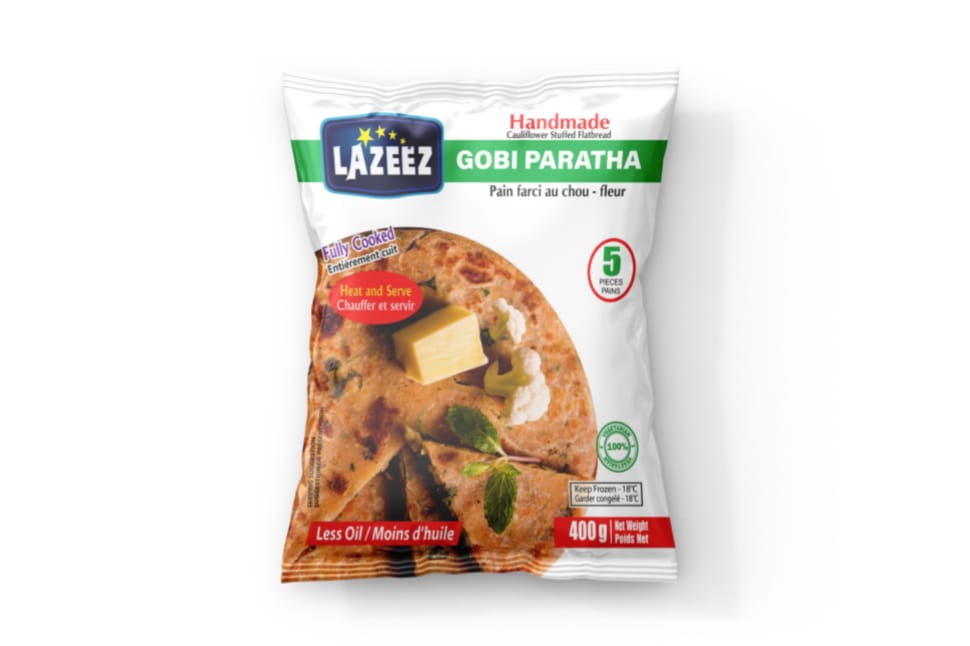 Lazeez Gobi Paratha 5pcs 400g