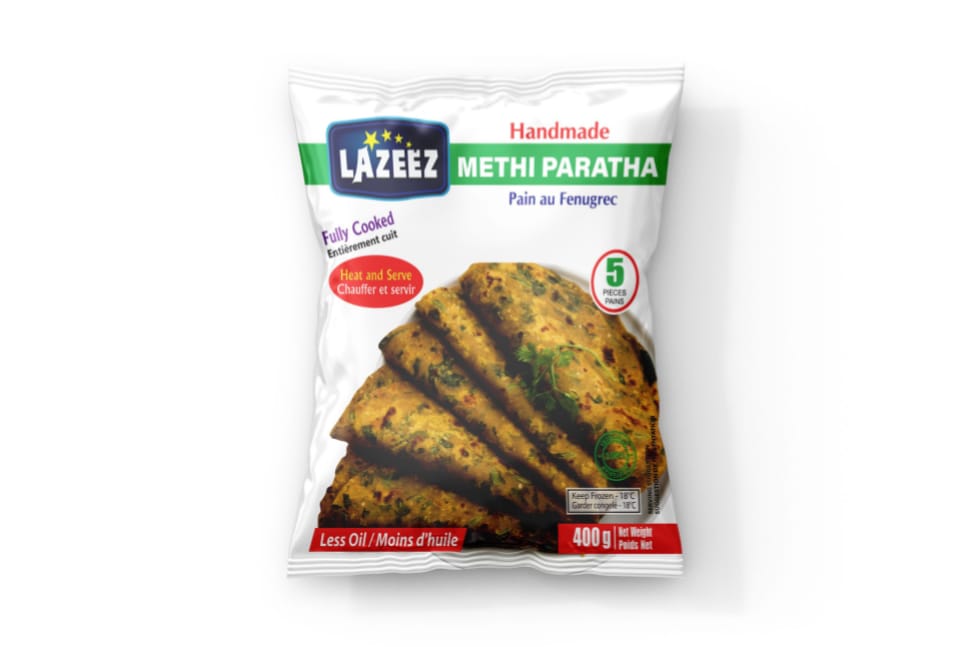 Lazeez Methi Paratha 5pcs 400g