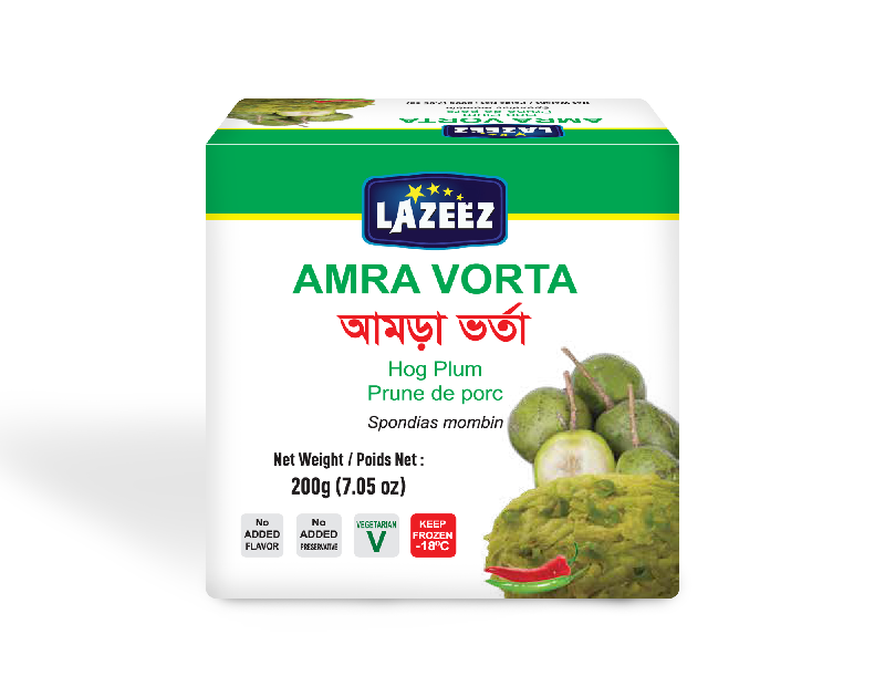 Lazeez Amra Vorta 200g. 200g X 20 Pack Per Case. Factory Price, Save $10