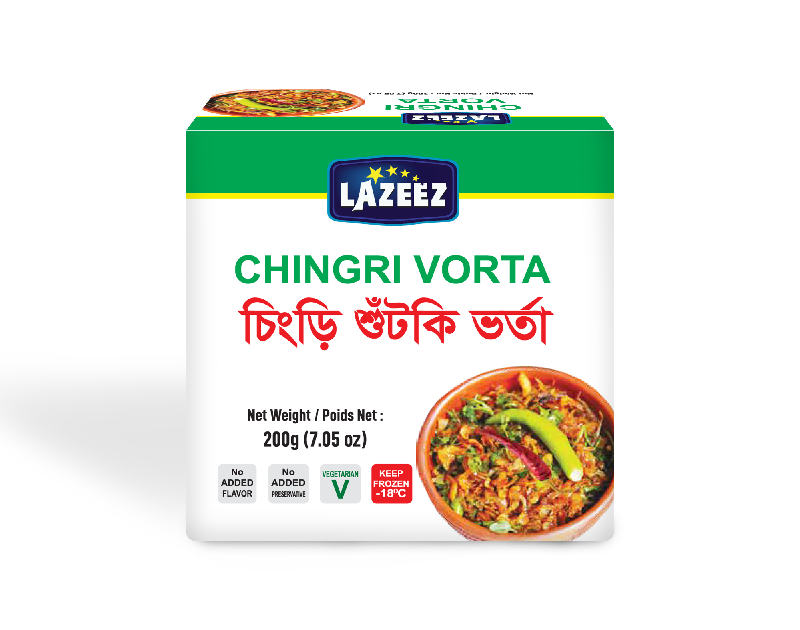 Lazeez Chingri Vorta 200g. 200g X 20 Pack Per Case. Factory Price, Save $10