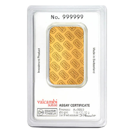 1 oz Credit Suisse Gold Bar