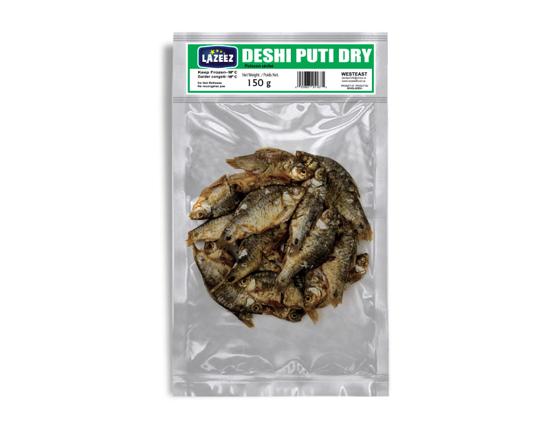 Lazeez Deshi Puti Dry 150g
