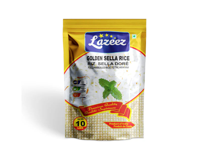 Lazeez Golden Sella Rice 10LB