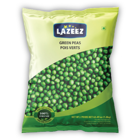 Lazeez Green Peas 1.8kg