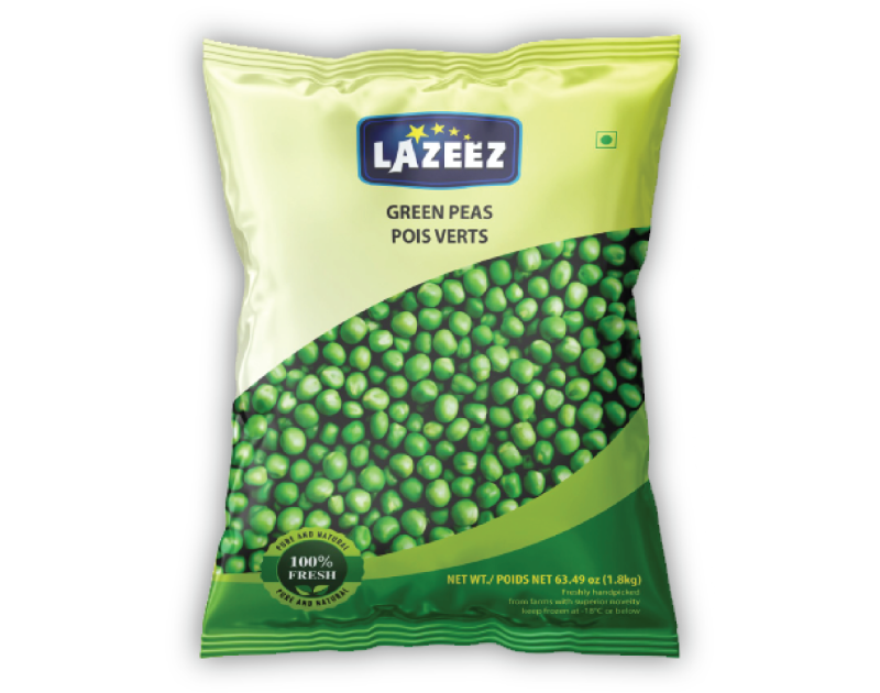 Lazeez Green Peas 1.8kg