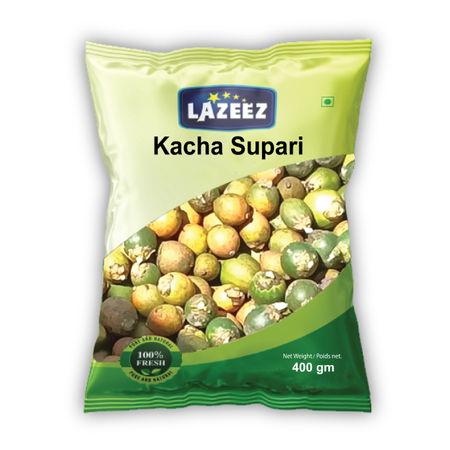 Lazeez Kacha Supari 400g. 400g X 24 Pack Per Case.  Factory Price, Save $24