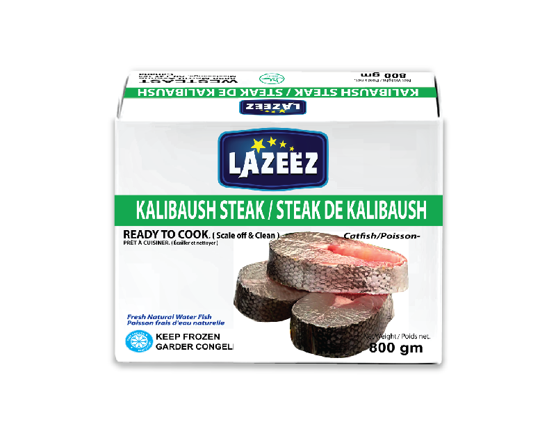 Lazeez Kalibaush Steak 800g – Ready to Cook (scale off and clean professionally)