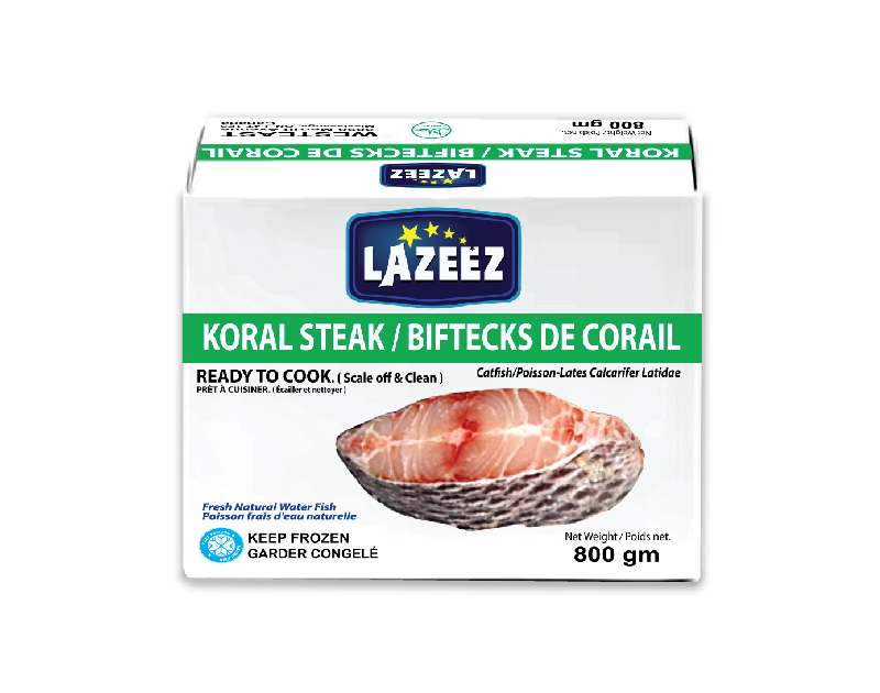 Lazeez Koral Steak 800g – Ready to Cook (scale off and clean professionally)