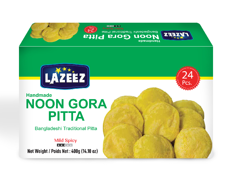 Lazeez Noon Gora Pitta 400g. 400g X 20 Pack Per Case. Factory Price, Save $20