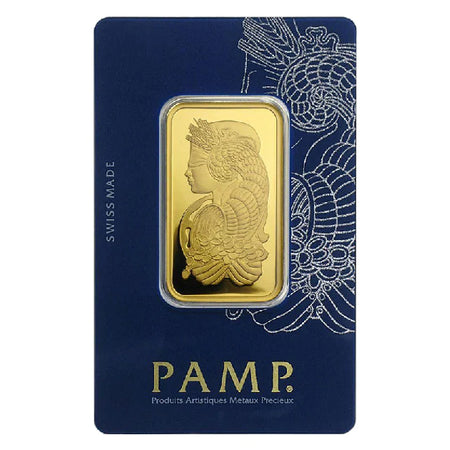 1 oz Gold Bar Pamp Suisse