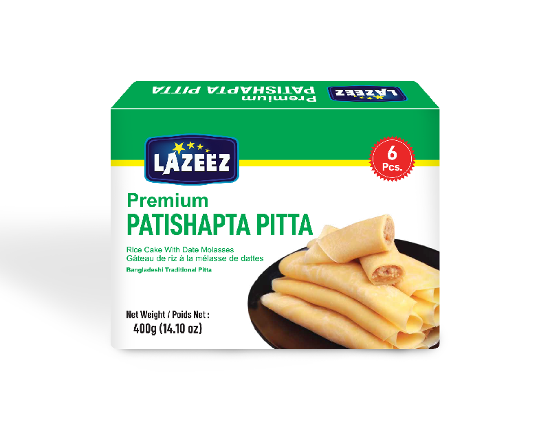 Lazeez Patishapta Pitta 400g. 400g X 20 Pack Per Case. Factory Price, Save $10