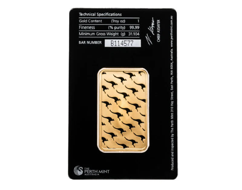 1 oz Perth Mint Gold Bar