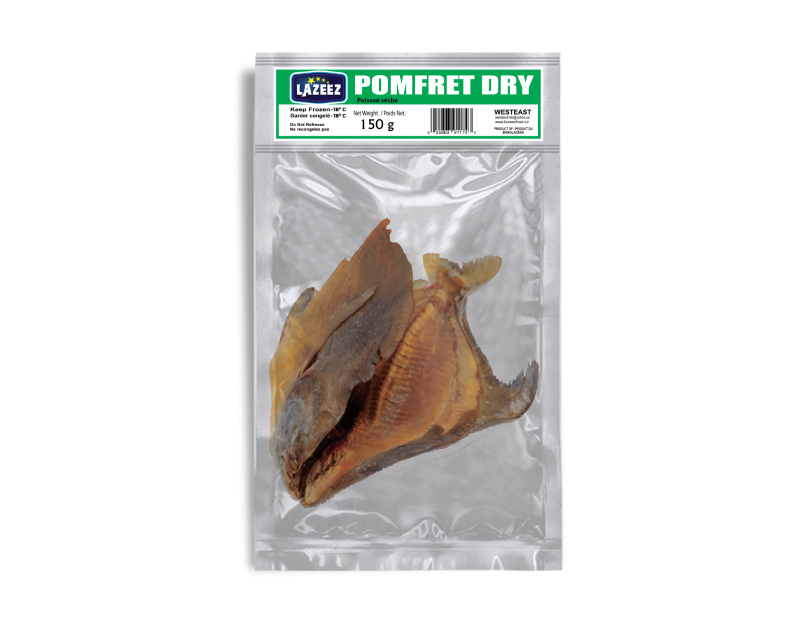 Lazeez Pomfret Dry 150g