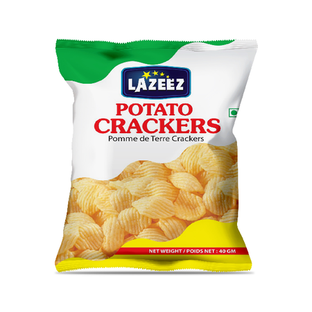 Lazeez Potato Crackers 40g. 40g X 48 Pack Per Case. Factory Price, Save $15