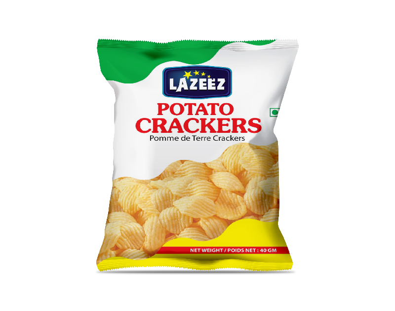 Lazeez Potato Crackers 40g. 40g X 48 Pack Per Case. Factory Price, Save $15