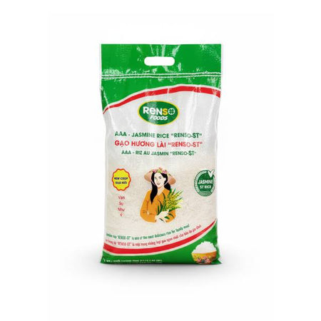 RENSO Jasmine Rice 8kg. 5 Bag x 8 kg Per Case. Save $5