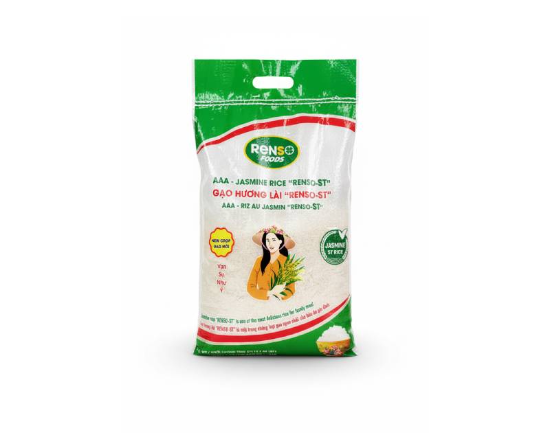 RENSO Jasmine Rice 8kg. 5 Bag x 8 kg Per Case. Save $5