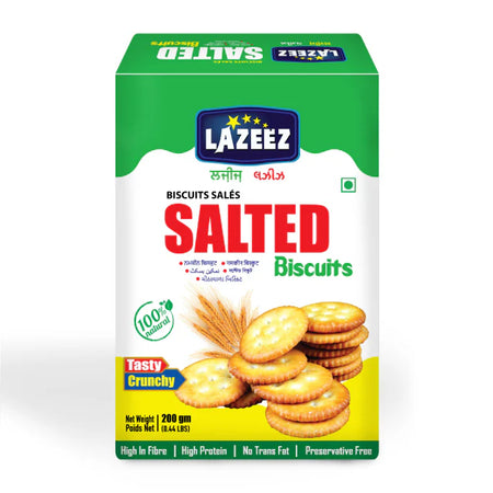 Lazeez Salted Biscuits 200g