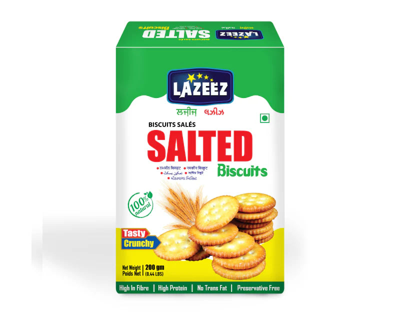 Lazeez Salted Biscuits 200g
